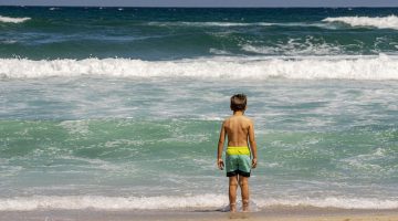 boy at beach